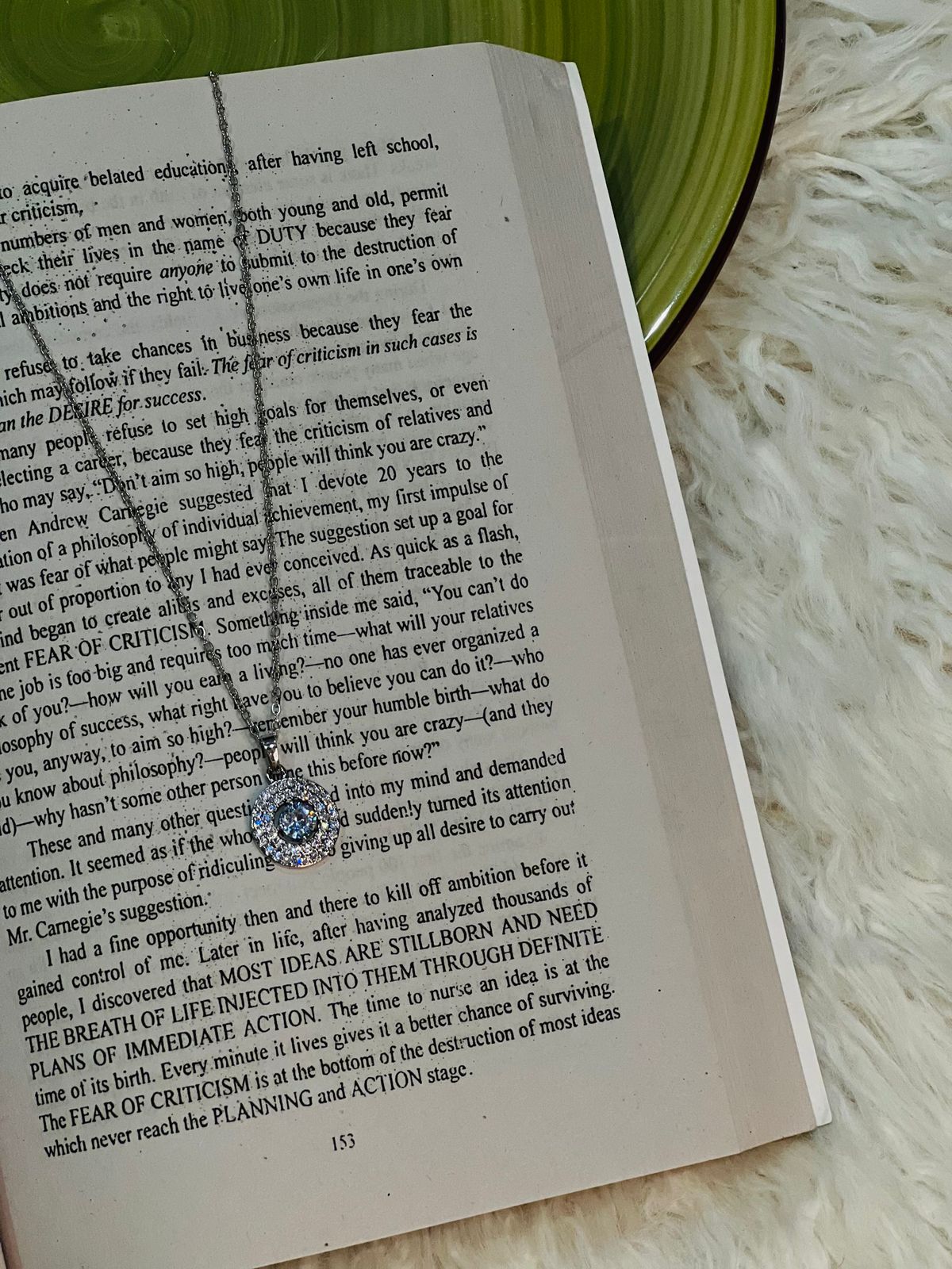 White Sapphire Pendant
