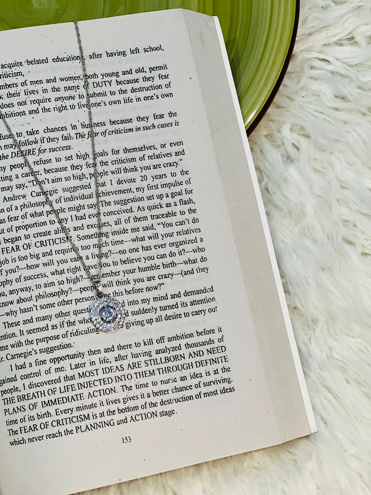 White Sapphire Pendant